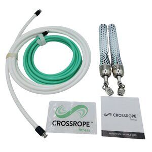 Get Lean Set- Weighted Jump Rope- 1/4 LB and 1/2 LB Ropes- Slim Handles